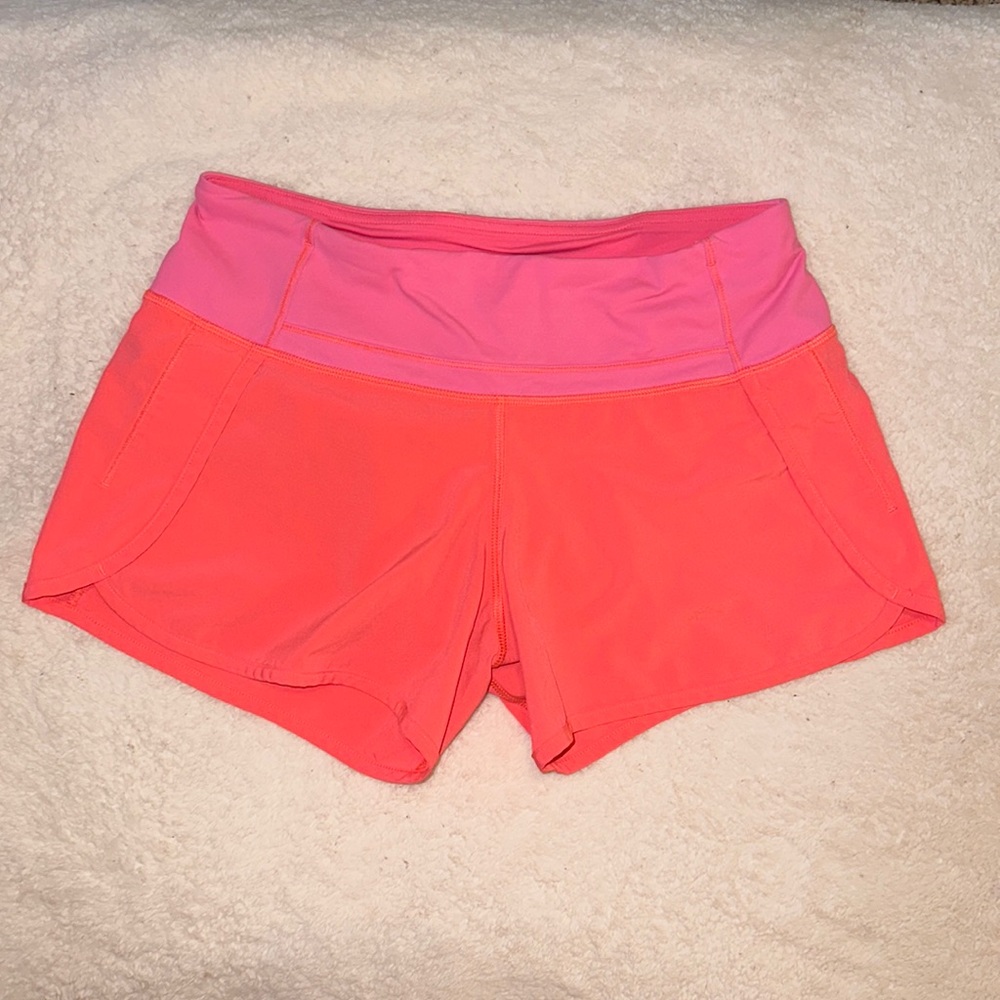 Lululemon size 4 Run-Speed Up shorts